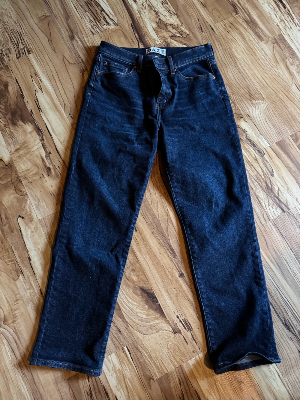 Women’s Straight-Leg Jeans in Dark Blue by Daze Denim